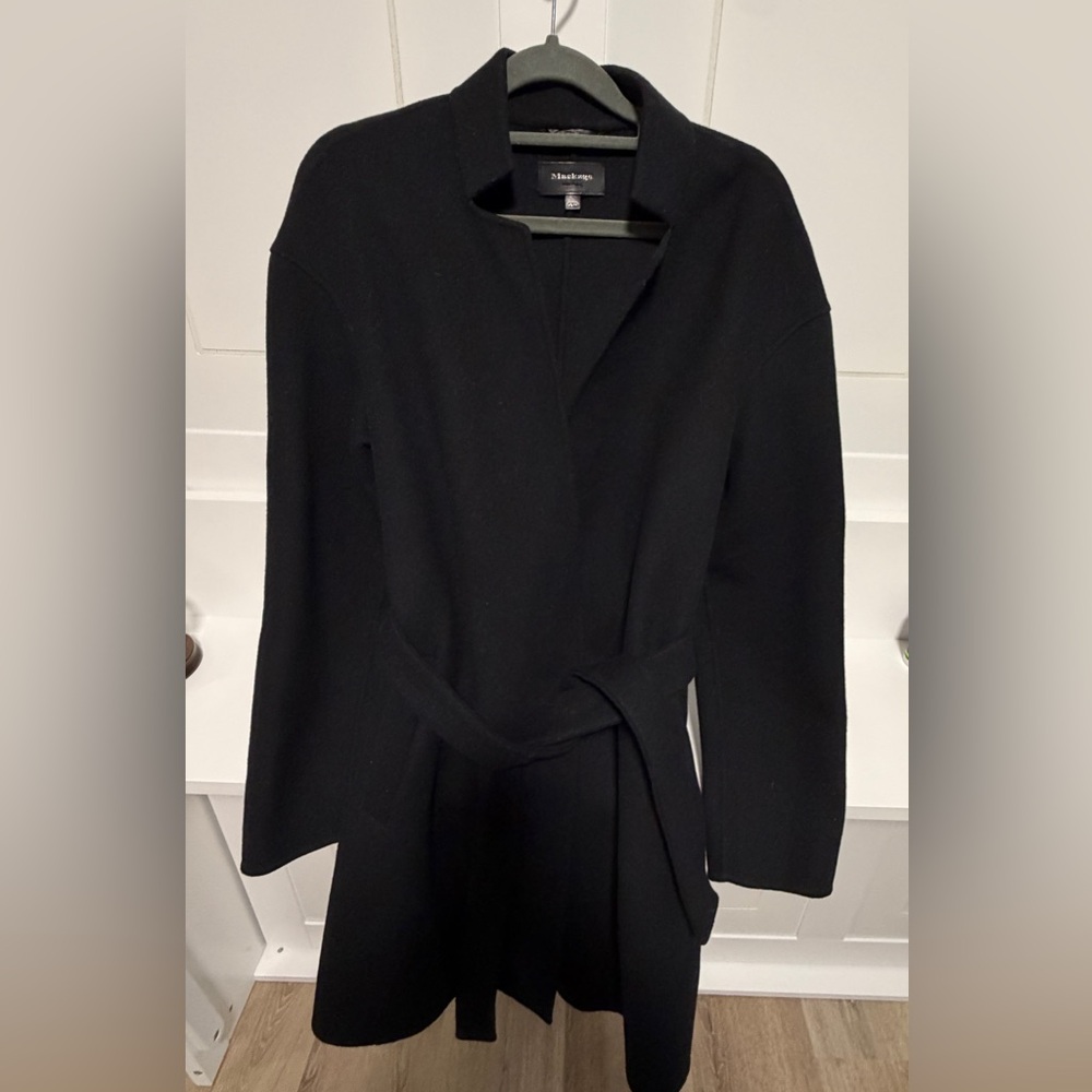 Mackage Black Wool Coat